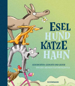 Titelbild Esel, Hund, Katze, Hahn